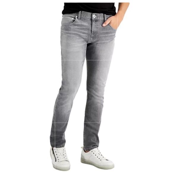 INC International Concepts Other - INC International Concepts Mens Berlin Slim Strait Gray Light Wash Jeans 32 x 30